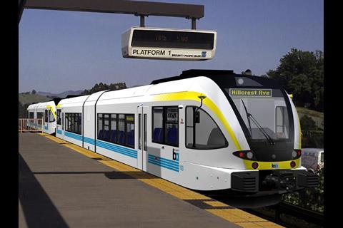 Stadler Rail has been awarded a $58m contract to supply eight diesel multiple-units for the East Contra Costa BART extension.